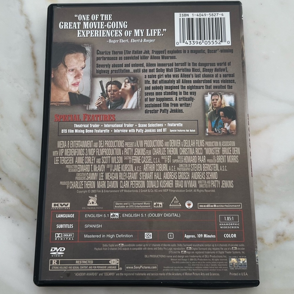 MONSTER DVD - Picture 3 of 3